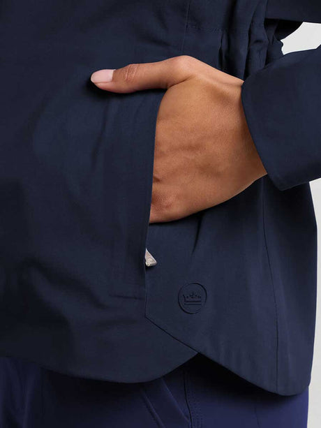 PETER MILLAR Surrey Waterproof Rain Jacket - Womens - Navy