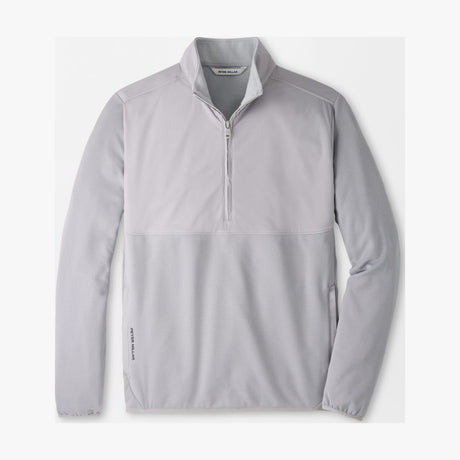 Peter Millar Vail Half-Zip in Gale Grey - front product view