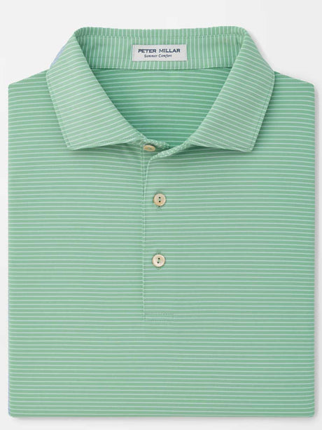 PETER MILLAR Wade Performance Jersey Polo Shirt - Men's Classic Fit - Fresh Mint