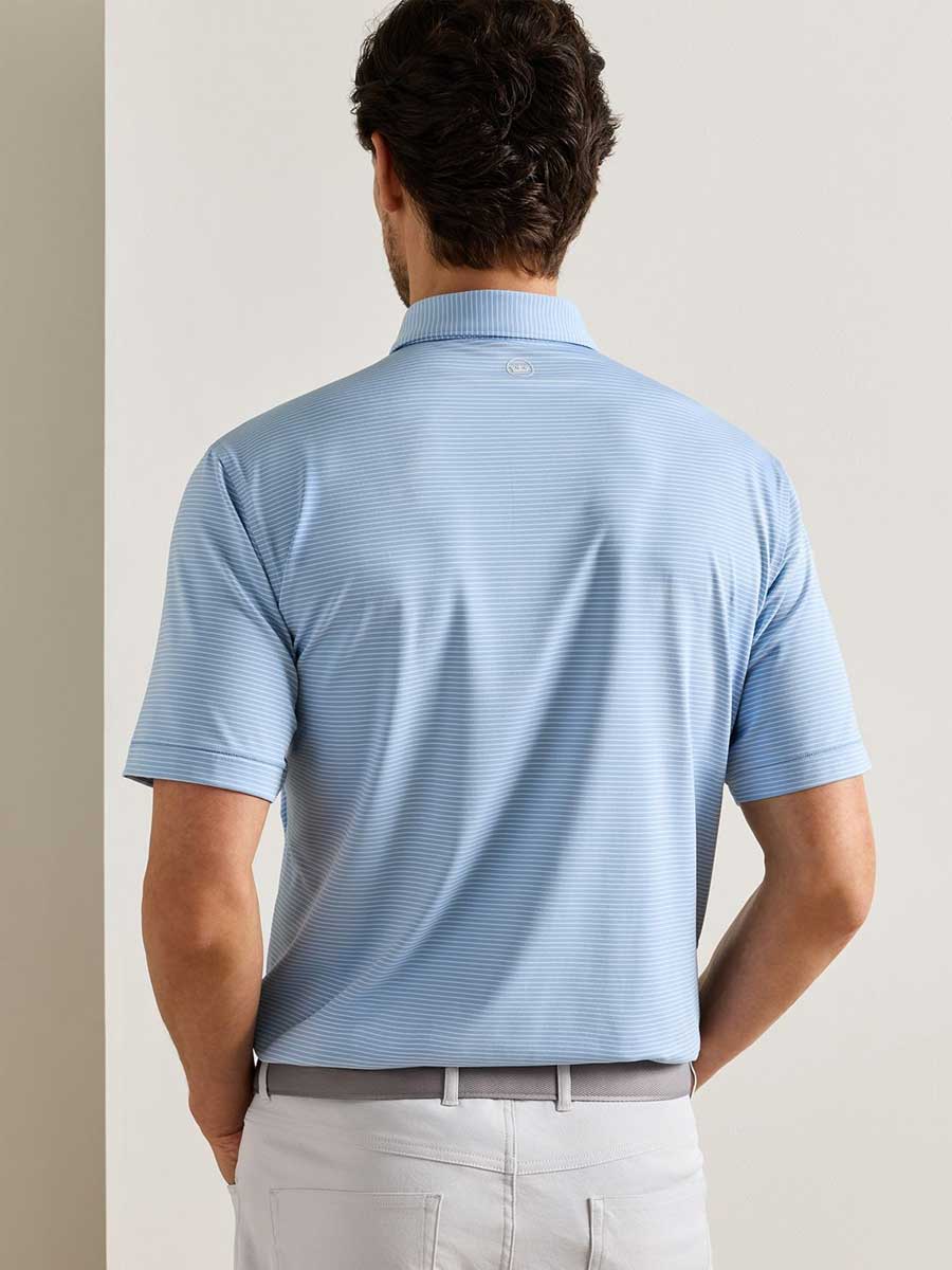 PETER MILLAR Wade Performance Jersey Polo Shirt - Men's Classic Fit - Lakeside