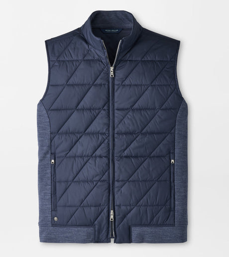 Peter Millar Walker Hybrid Gilet in Navy - front product view