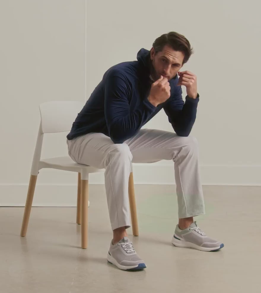 PETER MILLAR Pine Performance Golf Hoodie - Men's - Navy