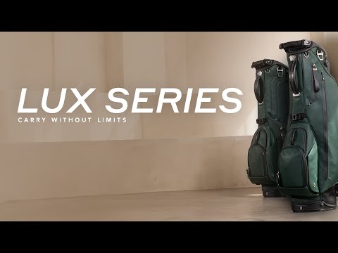 VESSEL Lux Stand Golf Bag - Crosshatch Black