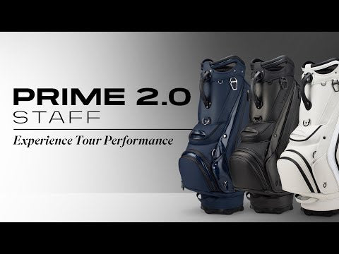 VESSEL Prime 2.0 Staff Golf Bag - Tour Performance &amp; Luxury Design - Video
