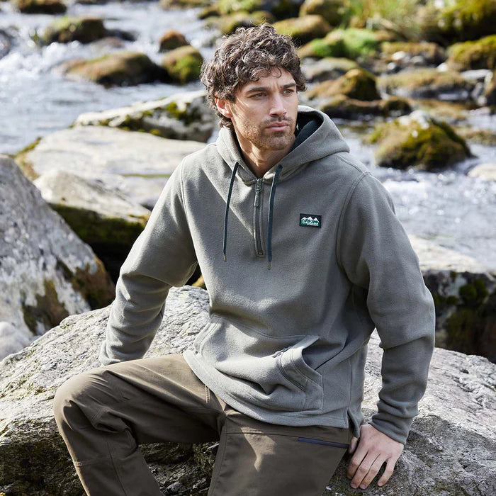RIDGELINE Ballistic Fleece Hoodie - Mens - Smokey Olive