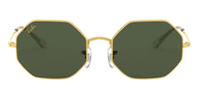 Load image into Gallery viewer, RAY-BAN Octagon 1972 Sunglasses - Polished Gold - Crystal Green Lens

