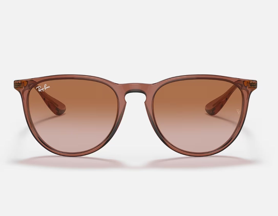 RAY-BAN Sunglasses Erika Classic - Transparent Light Brown - Gradient Brown Lens
