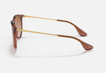 Load image into Gallery viewer, RAY-BAN Sunglasses Erika Classic - Transparent Light Brown - Gradient Brown Lens
