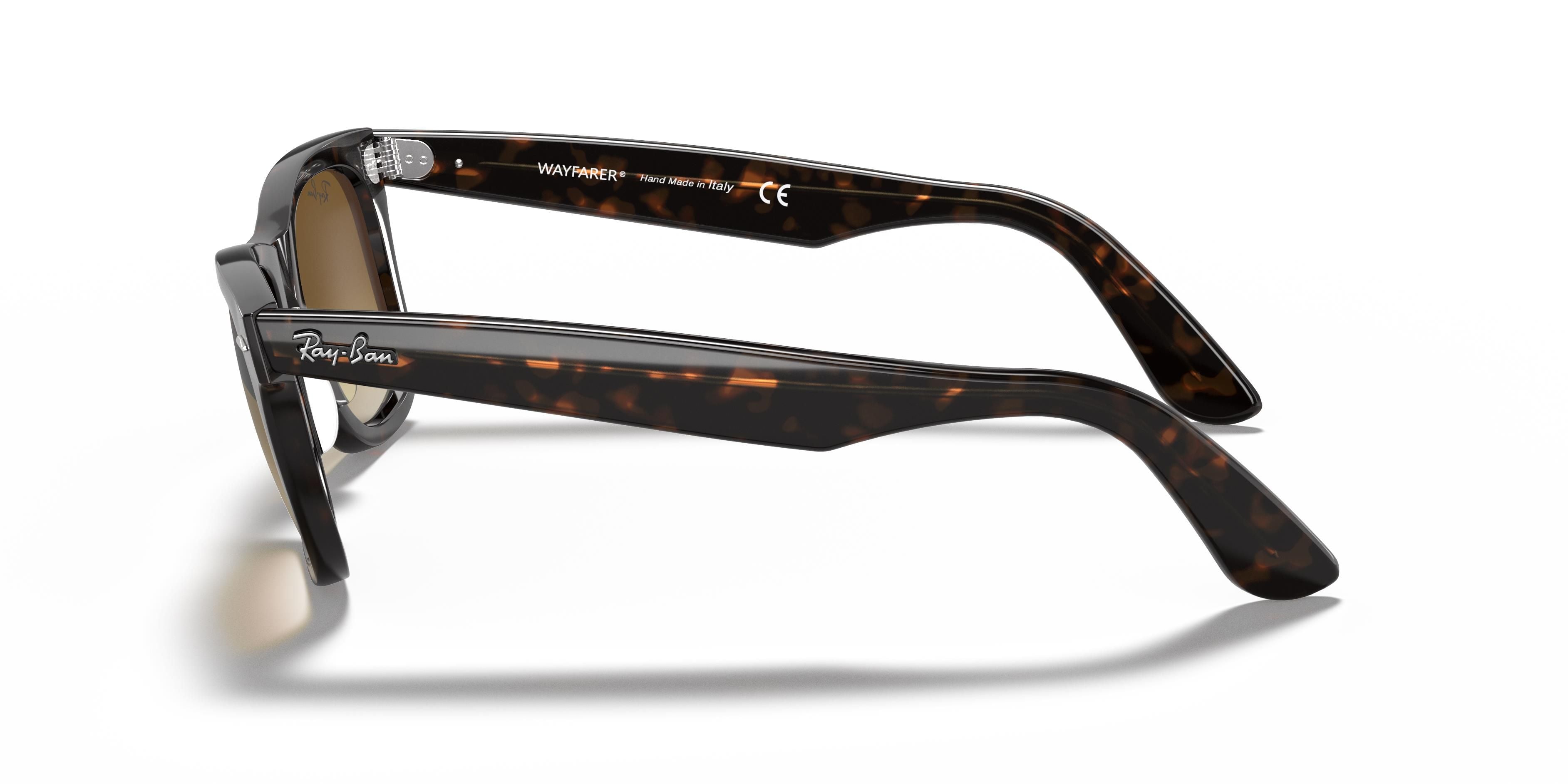 RAY-BAN Original Wayfarer Classic Sunglasses - Polished Tortoise - Brown Lens
