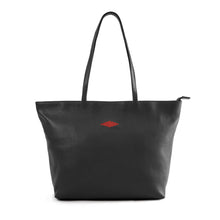 Load image into Gallery viewer, Pampeano - Trapecio Tote Bag - Black Leather
