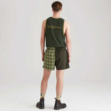 RIDGELINE Backslider Shorts - Deep Forest Print