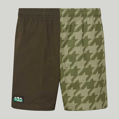 RIDGELINE Backslider Shorts - Deep Forest Print