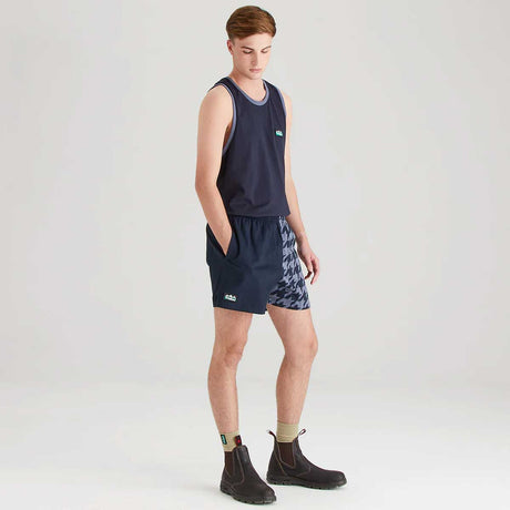 RIDGELINE Backslider Shorts - Navy Print