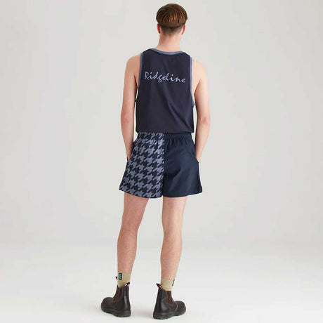RIDGELINE Backslider Shorts - Navy Print
