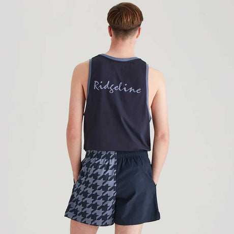 RIDGELINE Backslider Shorts - Navy Print