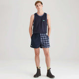 RIDGELINE Backslider Shorts - Navy Print