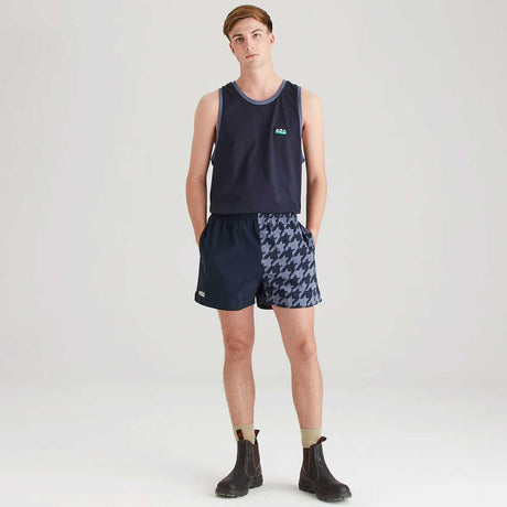 RIDGELINE Backslider Shorts - Navy Print