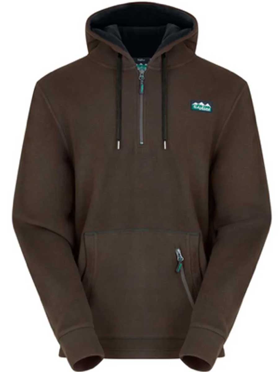 RIDGELINE Ballistic Fleece Hoodie - Mens - Bark