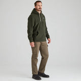 RIDGELINE Ballistic Fleece Hoodie - Mens - Deep Forest