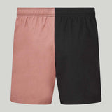 RIDGELINE Hose Down Shorts - Black / Dusky Pink
