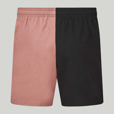 RIDGELINE Hose Down Shorts - Black / Dusky Pink