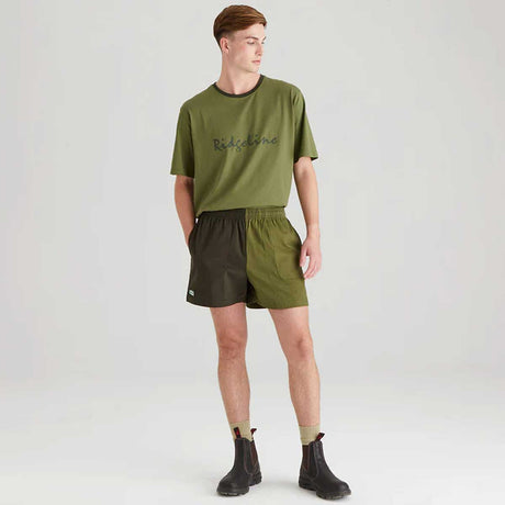 RIDGELINE Hose Down Shorts - Deep Forest / Fern Green