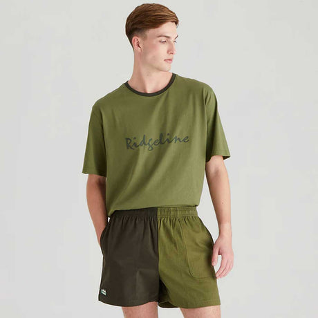 RIDGELINE Hose Down Shorts - Deep Forest / Fern Green