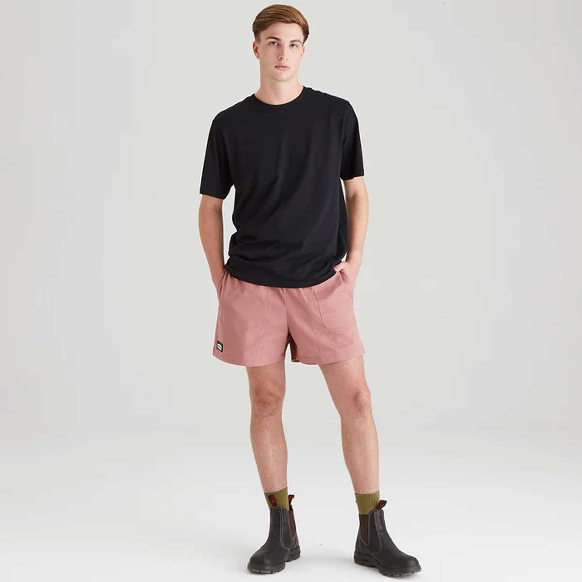 RIDGELINE Hose Down Shorts - Dusky Pink