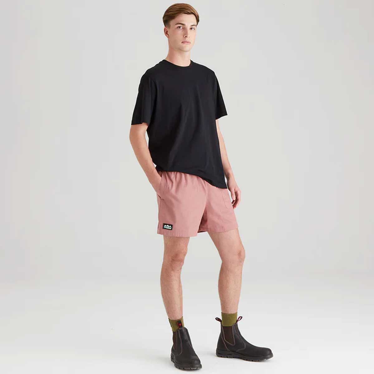 RIDGELINE Hose Down Shorts - Dusky Pink