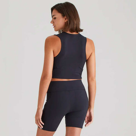 RIDGELINE Ladies Infinity Crop Top - Black