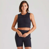 RIDGELINE Ladies Infinity Crop Top - Black