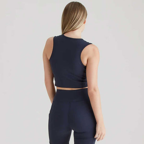 RIDGELINE Ladies Infinity Crop Top - Navy