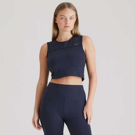 RIDGELINE Ladies Infinity Crop Top - Navy