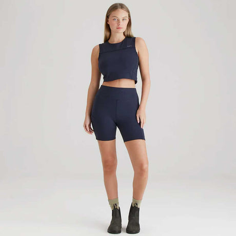 RIDGELINE Ladies Infinity Crop Top - Navy