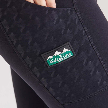 RIDGELINE Ladies Infinity Leggings - Black Print