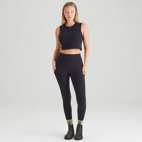 RIDGELINE Ladies Infinity Leggings - Black Print