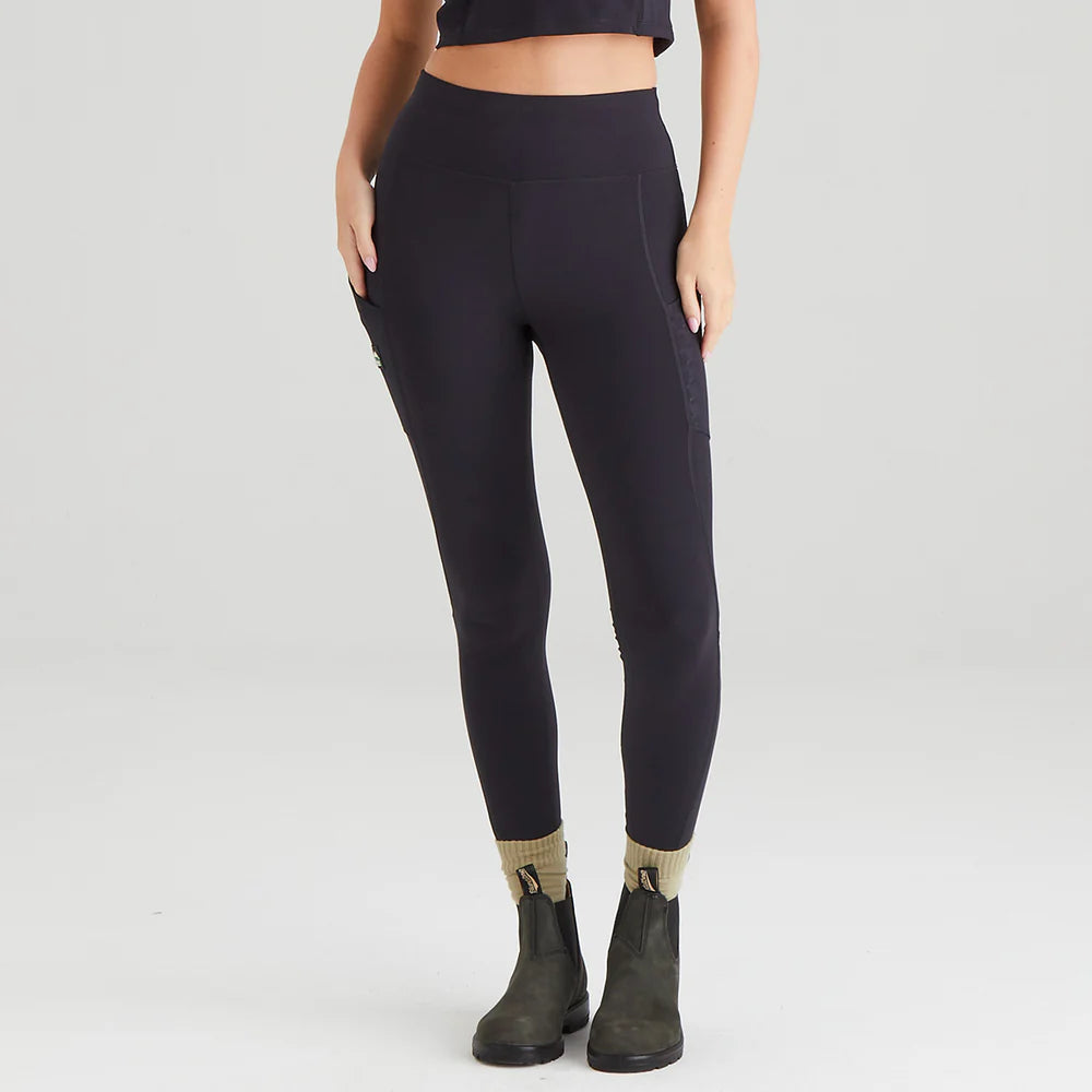 RIDGELINE Ladies Infinity Leggings - Black Print