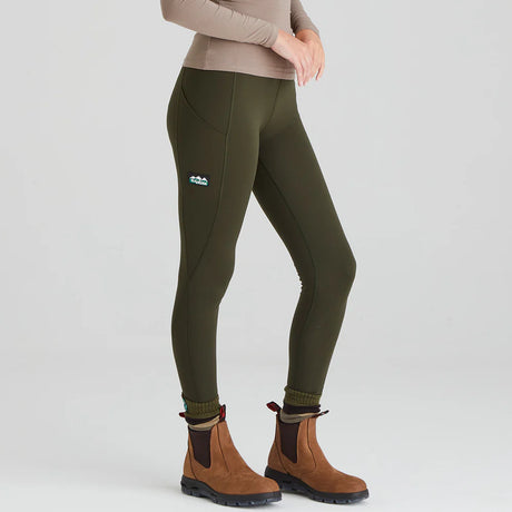 RIDGELINE Ladies Infinity Leggings - Forest Green