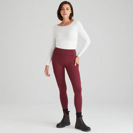 RIDGELINE Ladies Infinity Leggings - Winter Berry