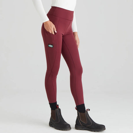 RIDGELINE Ladies Infinity Leggings - Winter Berry