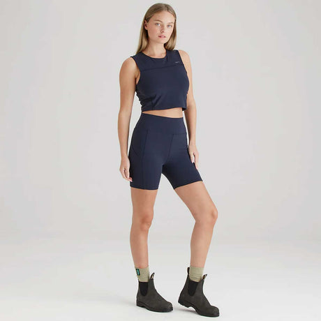 RIDGELINE Ladies Infinity Shorts - Navy