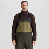 Ridgeline men's Agri Pro Bib & Brace Deep Forest, front torso view