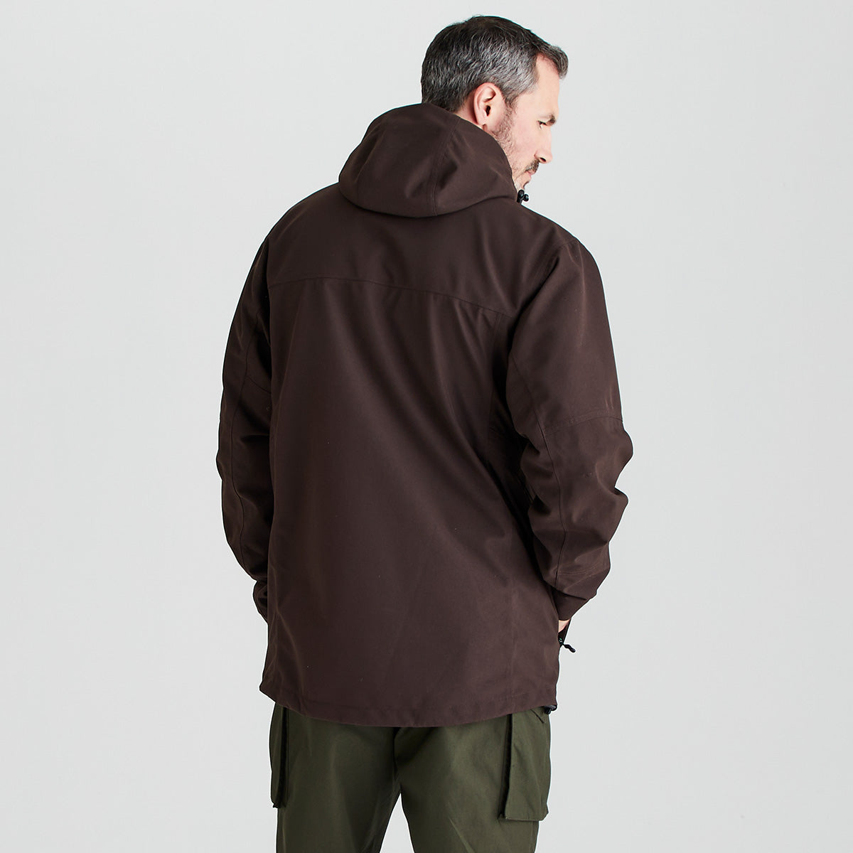 Ridgeline men's Cambrian Smock Deep Bark 2026, back view
