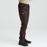Ridgeline men's Cambrian Trousers Deep Bark, three-quarter view