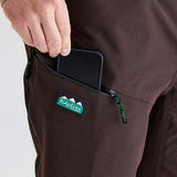 Ridgeline men's Cambrian Trousers Deep Bark, pocket detail