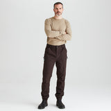 Ridgeline men's Cambrian Trousers Deep Bark, full length front view