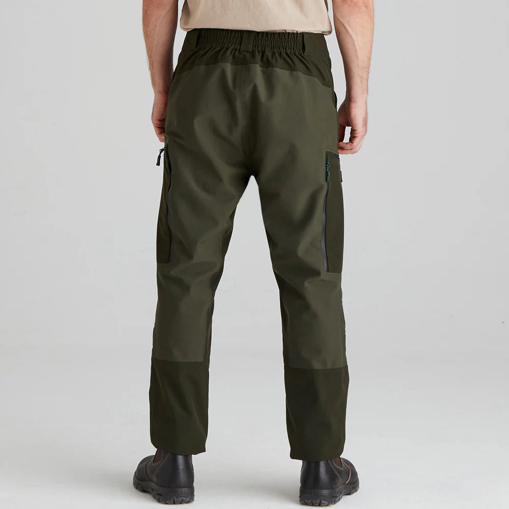 RIDGELINE Mens Cambrian Waterproof Trousers - Deep Forest