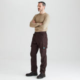 Ridgeline men's Grafter Trouser Deep Bark, side view