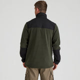 RIDGELINE Mens Hybrid Jacket - Deep Forest & Black