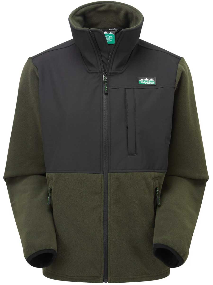 RIDGELINE Mens Hybrid Jacket - Olive & Black